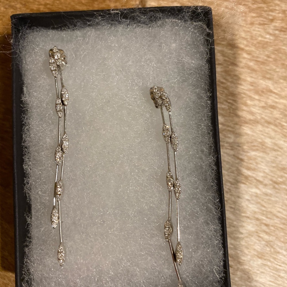 Beautiful and unique diamonds earrings...:
